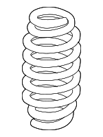 33536767340 - Suspension: Spring for BMW: 128i, 325xi, 328i xDrive, 328xi, 330xi, 335d, 335xi Image
