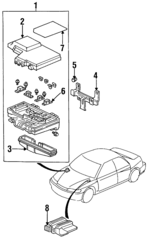 38212SM4003 - : 1993-2005 Honda - Fusible Link for Honda: Accord, Civic, Civic del Sol, Prelude Image