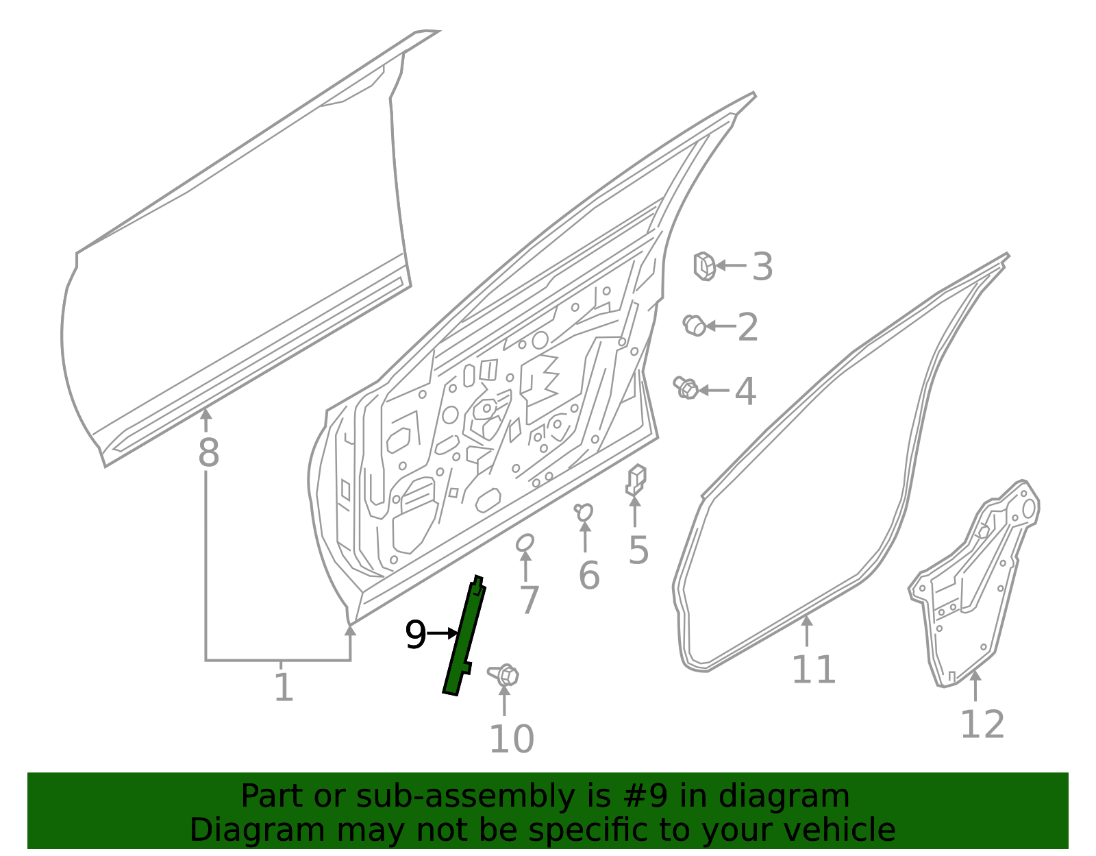 2019-2025 INFINITI Outer Sash 802145NA0A | Faulkner Infiniti of Willow ...
