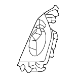 78542T7AN01ZA - : 2016-2020 Honda Garnish R *NH900L* (Deep Black) for Honda: Fit, HR-V Image