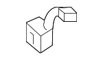 T2H8158 - HVAC: HVAC Defrost Mode Door Actuator for Jaguar Image