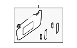 92011AL14BME - Body: Sun-visor for Subaru Image