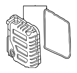 452804G150 - Engine: Cover for Kia: Cadenza, Carnival, Sorento, Telluride Image