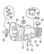 556875 - Manual Transmission 6 Speed: Power Take Off Cover for Dodge: Ram 1500, Ram 2500, Ram 3500 Image