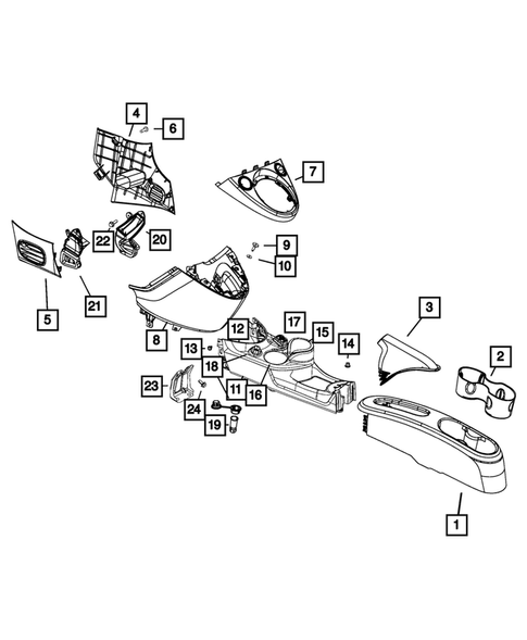 Consoles for 2015 Fiat 500 #0