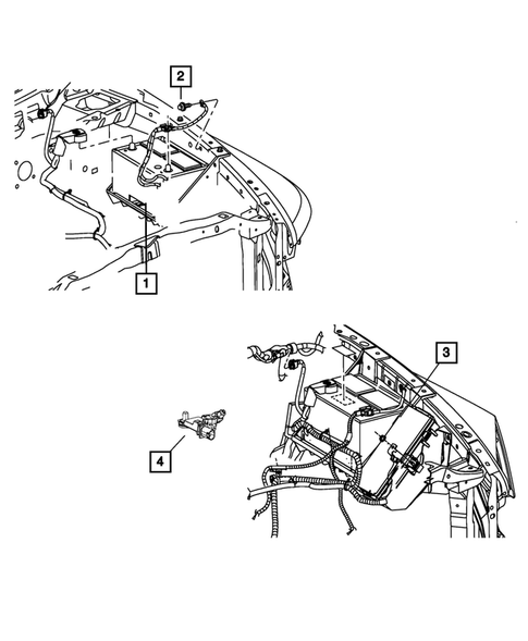 Battery, Battery Tray and Cables for 2014 Ram 3500 #5