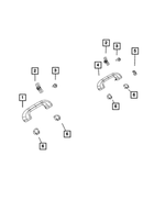 1VW50DX9AA - Interior Trim: Grab Handle Cover, Left for Mopar Image image