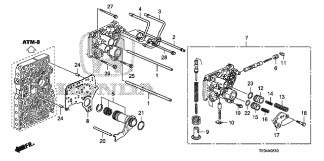 AT Regulator Body (L4) for 2010 Honda Accord #0