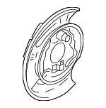 4650430090 - Brakes: Splash Shield for Lexus: GS300, GS400, GS430, IS300, SC400, SC430 Image