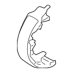 4654044010 - : Brake Shoes for Lexus: GS300, GS400, GS430, IS300, LS400, SC300, SC400, SC430 Image