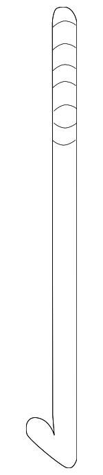 31513SP0010 - Electrical: Hold Down Strap Bolt for Honda: Accord, Accord Crosstour, Civic, CR-V, CR-Z, Crosstour, Fit, Insight, Odyssey, Prelude, Ridgeline Image