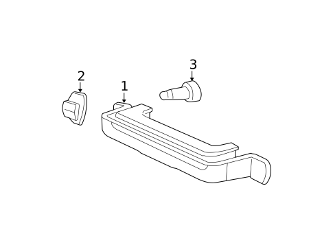 High Mount Lamps for 2002 Chevrolet Impala #0