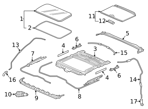 Sunroof for 2019 Honda Ridgeline #0