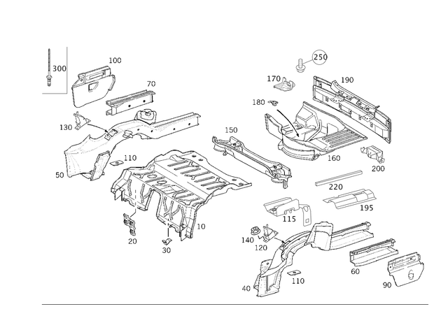 1706101236 - Substructure: Holder for Mercedes-Benz Image image