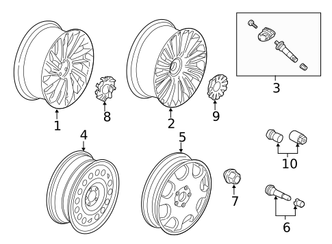 Wheel for 2023 Lincoln Aviator #0