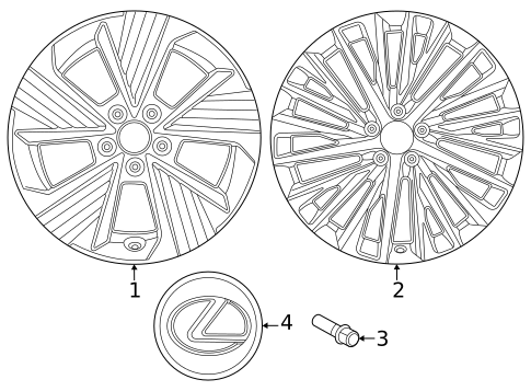 Wheels for 2025 Lexus RZ450e #0