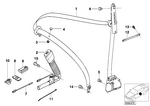 72119119551 - : Lower Belt With Left Belt Tensioner for BMW Image