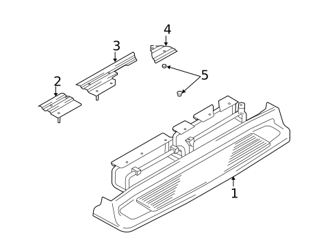 Running Board for 2001 Chevrolet Tracker #0