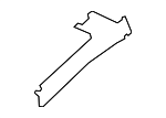 6120312340 - Body: Inner Windshield Pillar for Toyota Image