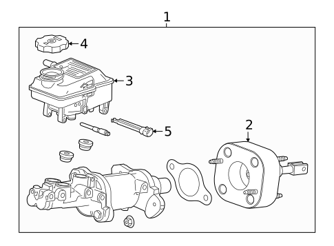Master Cylinder - Components On Dash Panel for 2016 Chevrolet Spark EV #0
