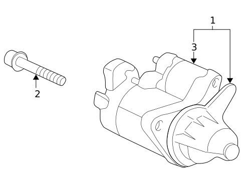 Starter & Related Components for 2003 Honda Civic #0