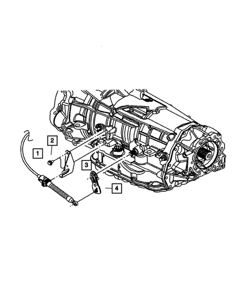 Gearshift Controls and Related Parts for 2008 Jeep Grand Cherokee #1