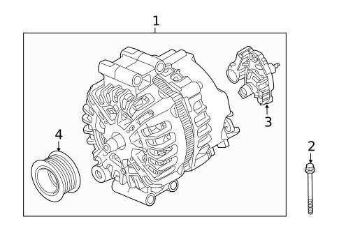 Alternator for 2011 BMW X5 #1