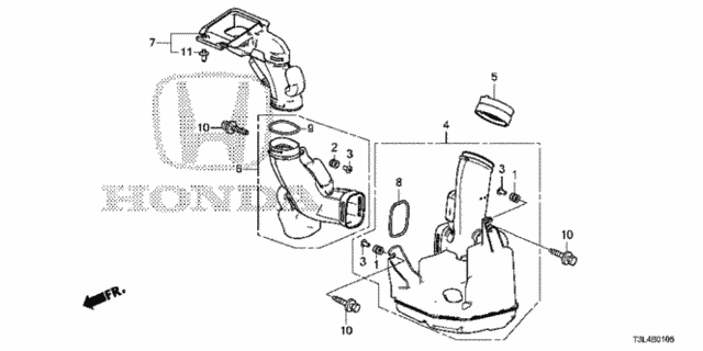 Resonator Chamber (L4) for 2016 Honda Accord #0
