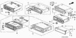 39100S10A50 - : Tuner Assembly, Auto Radio (20WX4) (Panasonic) for Honda Image