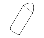 34274SZAA01 - : High Mount Lamp Cap for Honda: Pilot Image