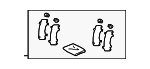 494502280 - : Brake Pads Hardware Kit for Lexus: NX250, NX350, NX350h, RX350, RX450h Image
