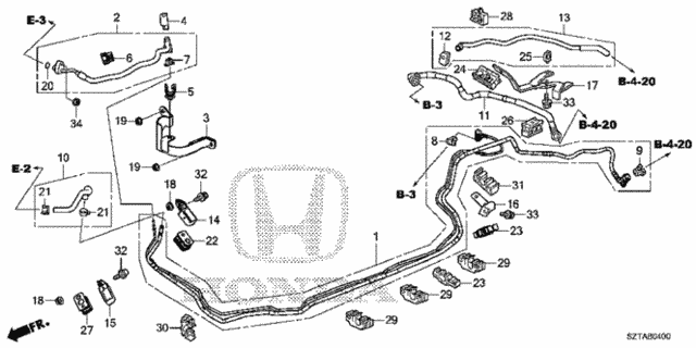 Fuel Pipe (KA/KC) for 2016 Honda CR-Z #0