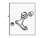 31317665 - Suspension: Lower Control Arm for Volvo Image