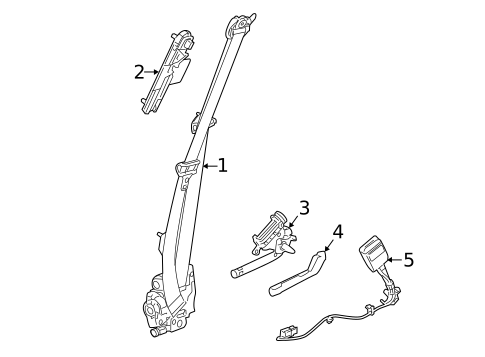 Seat Belt for 2021 Land Rover Range Rover #0