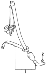 91174977 - : Seat Belt Assembly for GM Image