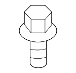 MS241187 - Electrical: Combo Lamp Assembly Bolt for Mitsubishi Image