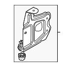 64506806375 - HVAC: Mount Bracket for BMW: 230i, 230i xDrive, 330e, 330e xDrive, 330i, 330i xDrive, 430i, 430i Gran Coupe, 430i xDrive, 430i xDrive Gran Coupe, M2, M240i, M240i xDrive, M340i, M340i xDrive, M440i, M440i Gran Coupe, M440i xDrive, M440i xDrive Gran Coupe Image