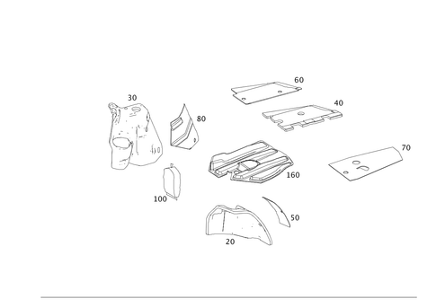 Rear Pillar and Trunk Damping for 2014 Mercedes-Benz C 350 #0