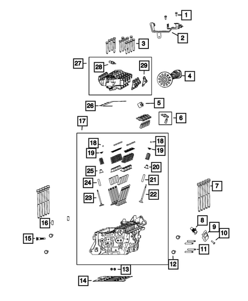 Cylinder Head for 2023 Jeep Renegade #0