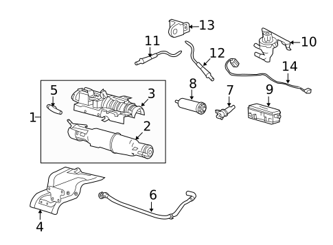 Emission Components for 2008 Lincoln Mark LT #0