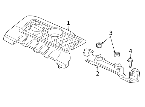 Engine Appearance Cover for 2013 Nissan Sentra #0