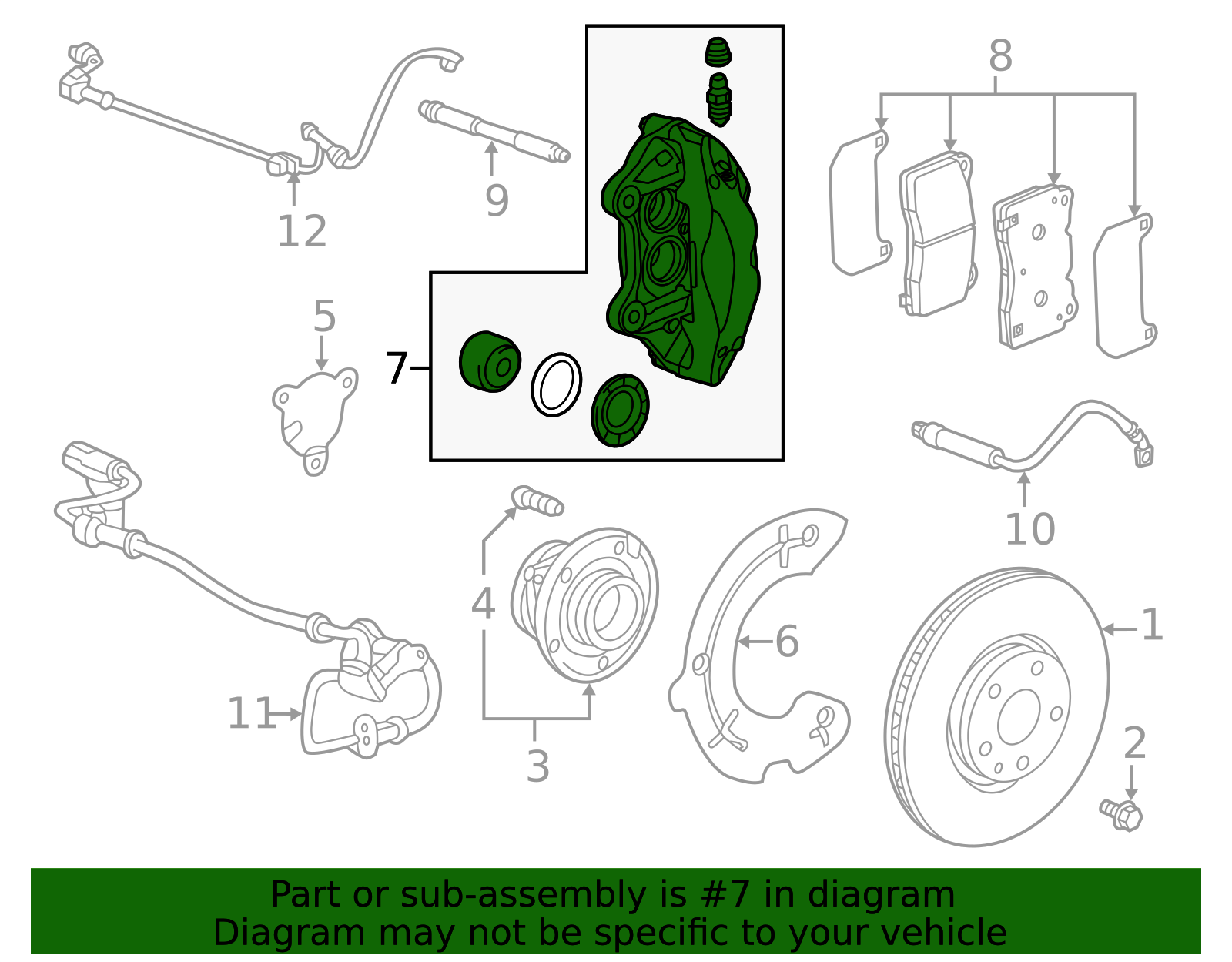 ACDelco 18FR2660 Disc Brake Caliper - View #8