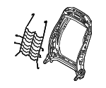 52107911656 - Body: Seat Back Frame for Mini Image