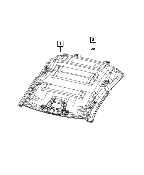 Headliners - Visors - Assist Straps for 2025 Dodge Charger Daytona #0