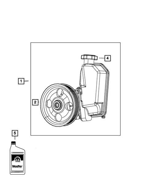 Power Steering Pump for 2008 Dodge Nitro #0