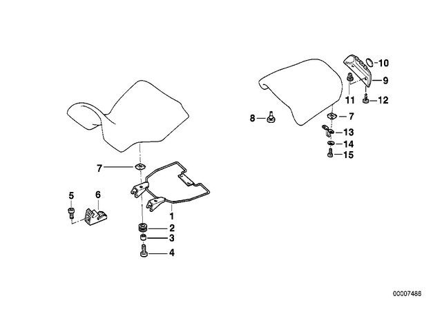 52532313288 - : Cover - Black for BMW-Motorrad Image