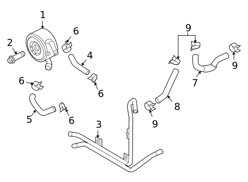 Oil Cooler for 2015 INFINITI QX70 #0