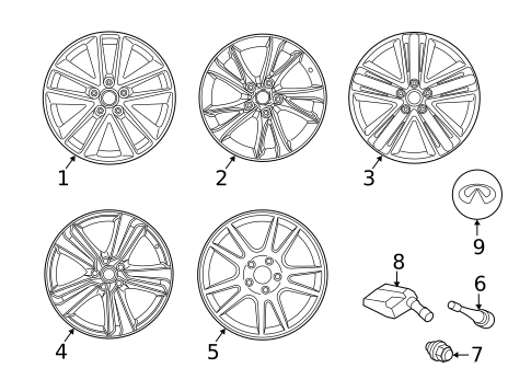 Covers & Trim for 2019 INFINITI Q50 #0