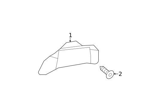 License Lamps for 2019 Dodge Charger #0