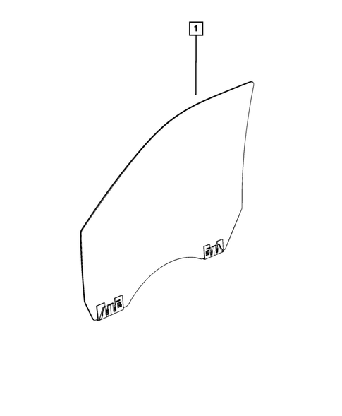 Glass and Interior Rearview Mirror for 2019 Ram 3500 #14